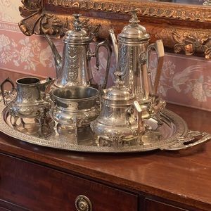 Silver plate coffee/ tea service